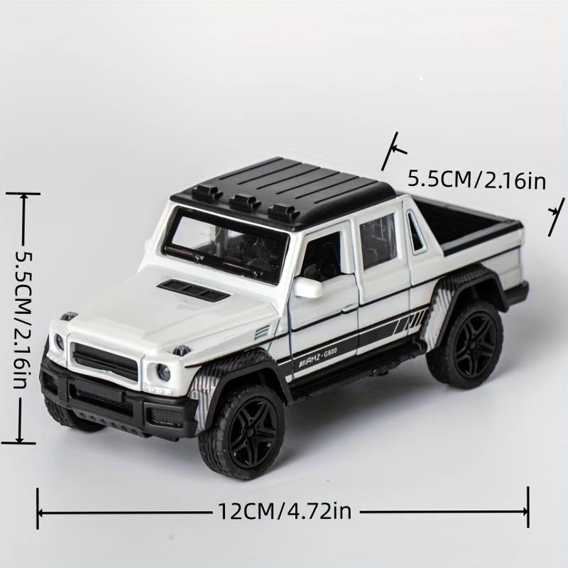 1/36 Pickup Truck Off-road Vehicle Cargo Car Alloy High-end Car Ornament Car Model Children's Toy Pull Back Car