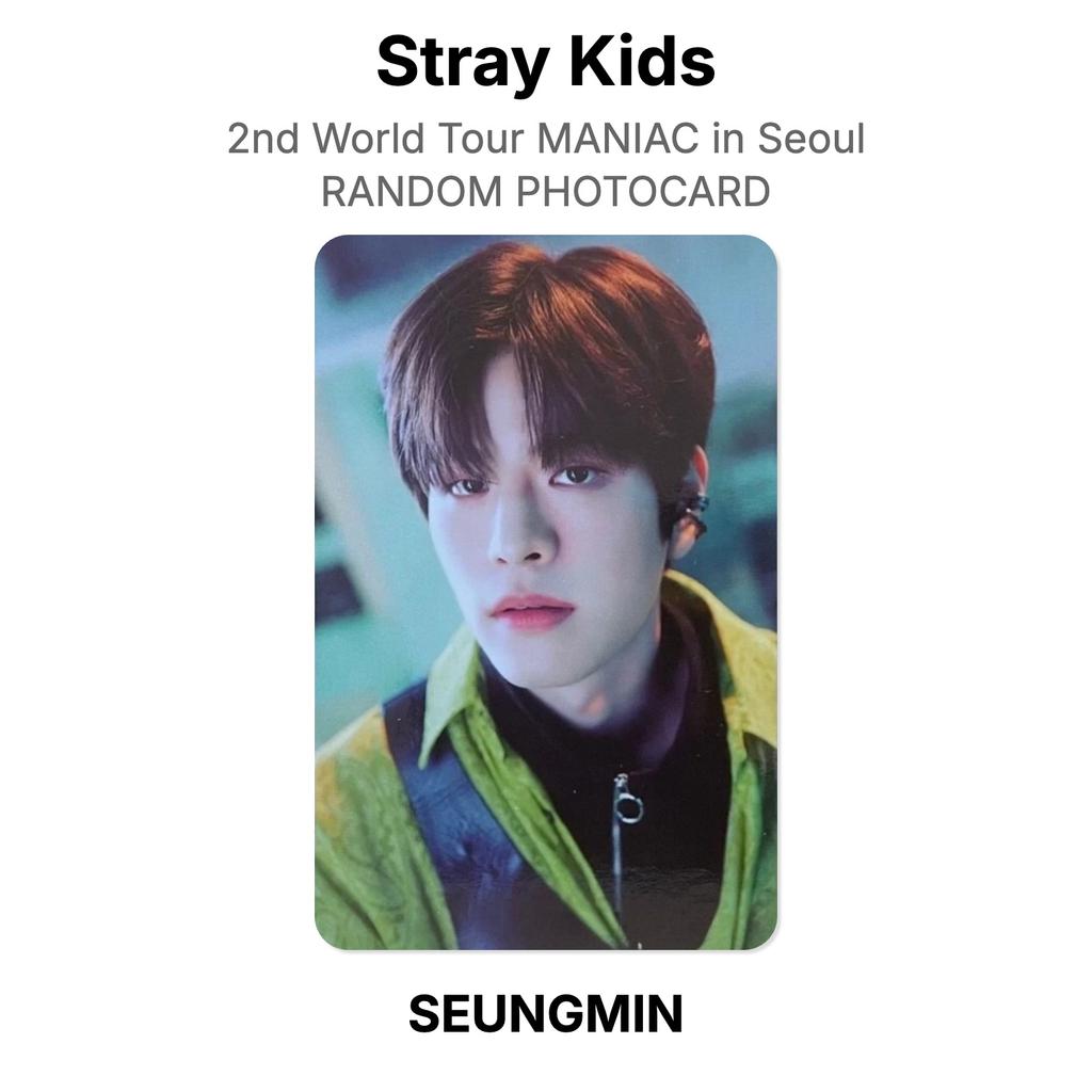 Stray Kids 2nd World Tour MANIAC In Seoul RANDOM PHOTOCARD Official Photocard