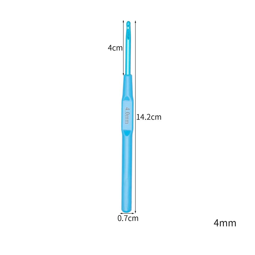 2-7mm Crochet Hooks Multifunctional Plastics Handle Aluminum Knitting Needles for Yarn DIY Craft Nice Gift Women Knitting Tools