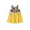 Summer Girls Cartoon Print Sleeveless Vest Dress Holiday Cotton Dress