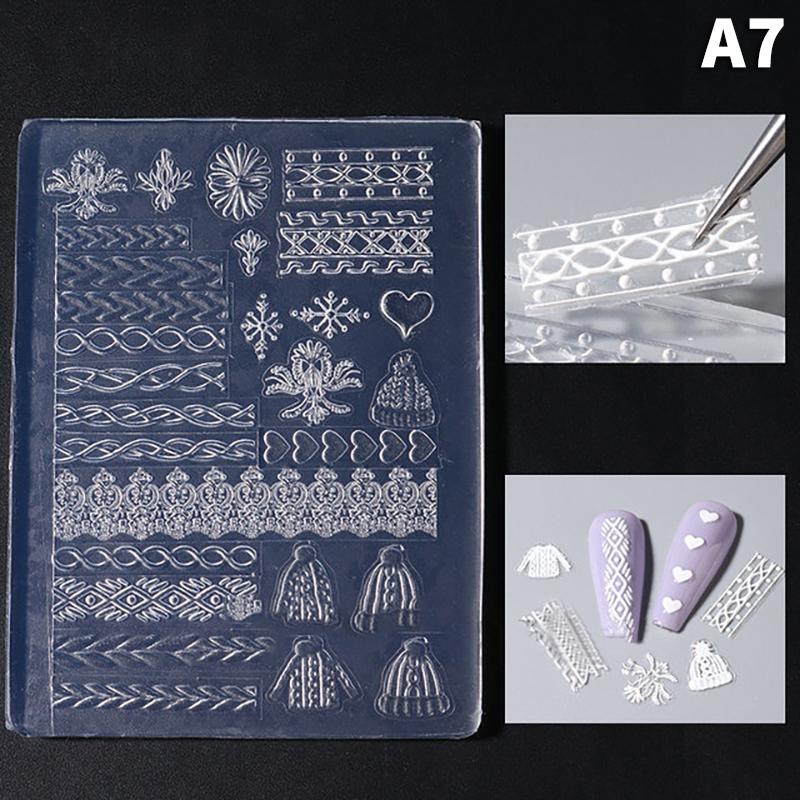 

1 шт. Силиконовые формы для ногтей Штамп Шаблон Шармы для ногтей Инструменты для ногтей Украшение для нейл-арта Рельефная наклейка Бабочка Аксессуары для ногтей Сделай сам as the picture