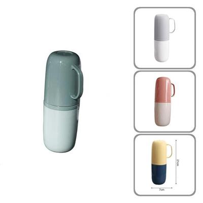 Fashion Portable Business Trips Wash Cup Holder Organizer Portable Plastic Toothbrush Holder