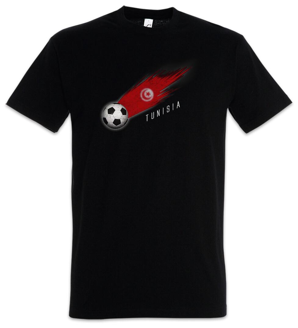 Tunisia Football Comet I Men s T-Shirt Mens Womens Tees Top Tunisia Tunisian Tunisian Flag S