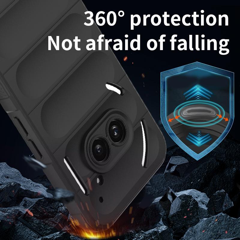 Coque Antichoc Pour Nothing Phone 2A (2a) Coque Bumper en Silicone Liquide pour Nothing Phone 2A 5G A142 Fundas