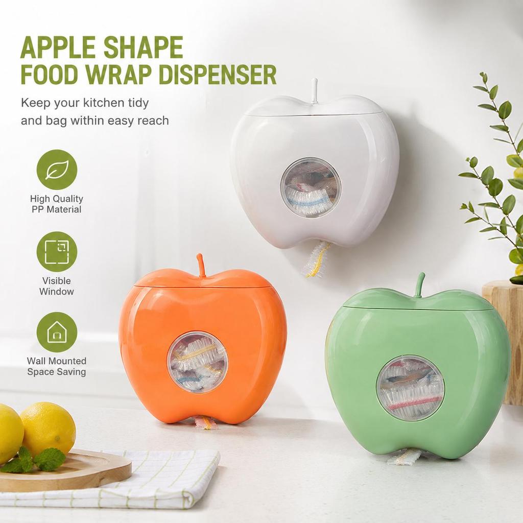 Fresh-keeping Film Set Storage Box Kitchen Household Wall-mounted Large-capacity Punch-free Fresh-keeping Bag Hanging Wall Extraction Finishing Box
