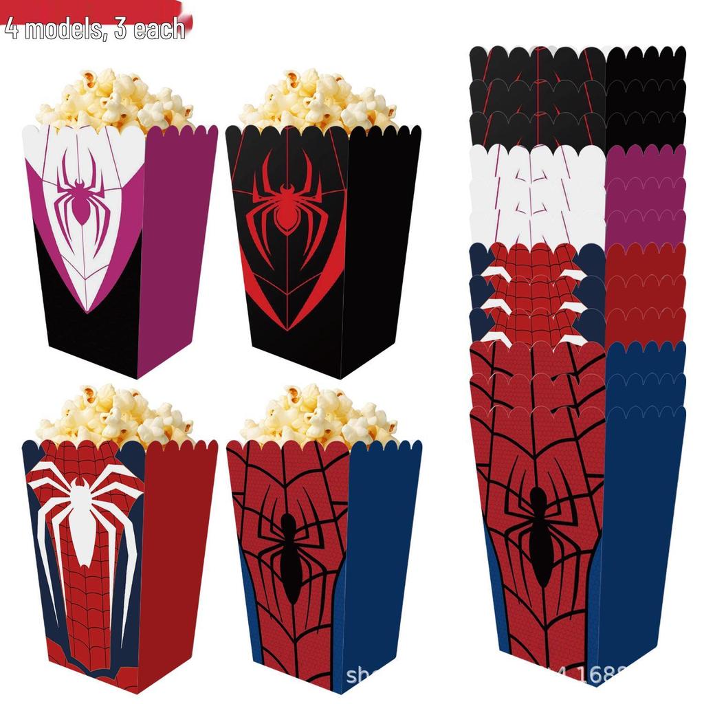 In Stock: Spider-Man-Themed Snack Box - Perfect for Popcorn, Candy, or Fries