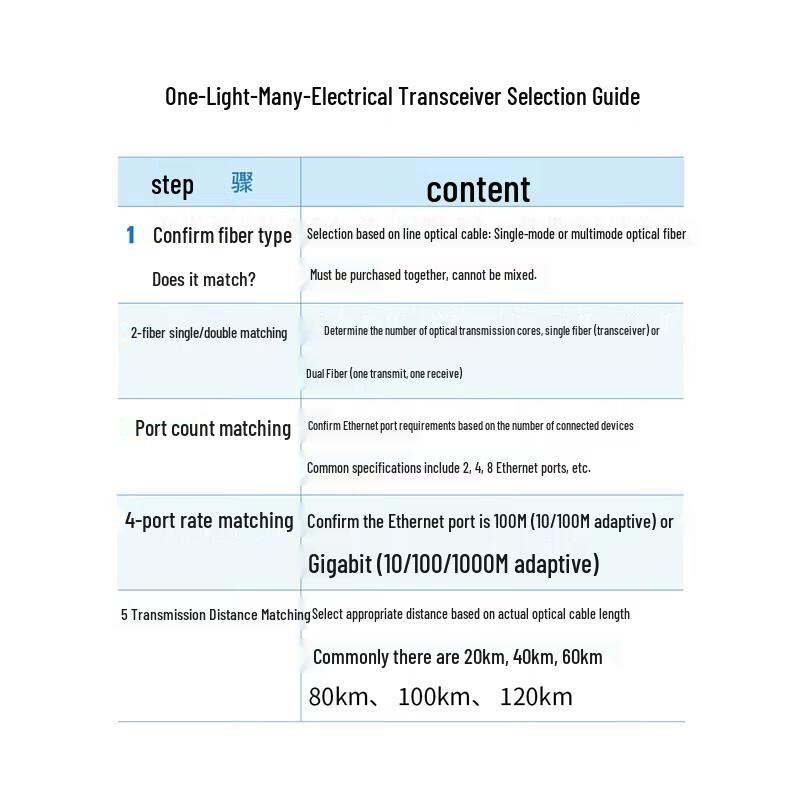 BOYANG Gigabit 1-Fiber 4-Ethernet Fiber Media Converter