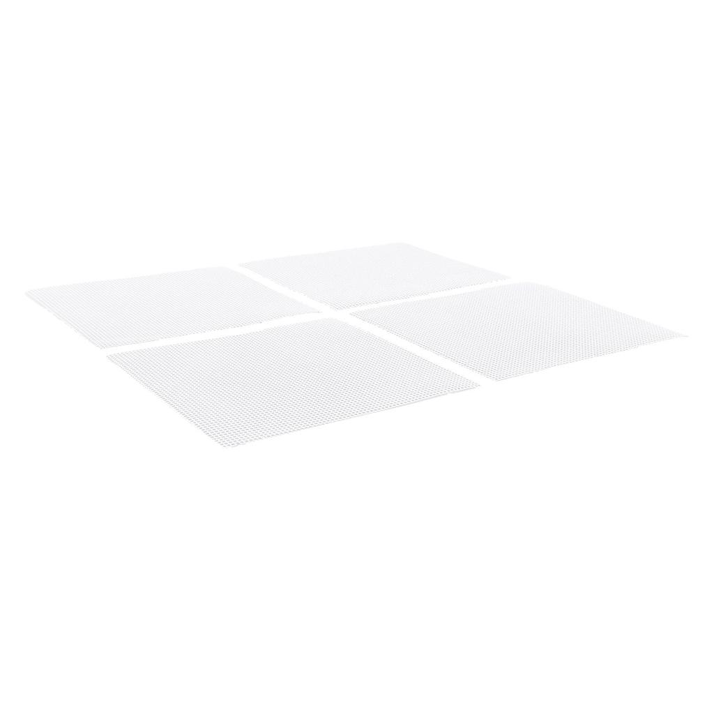 200pcs Flower Pot Mesh Pad Breathable Prevent Soil Leakage Drainage Plant Pot Bottom Grid Mat for Ceramic Planter