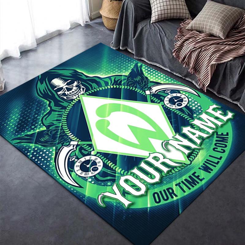 Custom Name SV Werder Bremen Carpet Rug for Living Room Bedroom Home Sofa Decoration,Kids play Non-slip Floor Mat