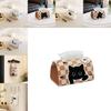 Cute Dog Car Tissue Holder With Material For Car Home Use