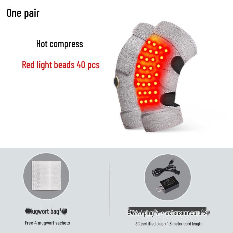 

Red Light Therapy Heating Knee Brace for Joint Soreness and Stiffness Relief