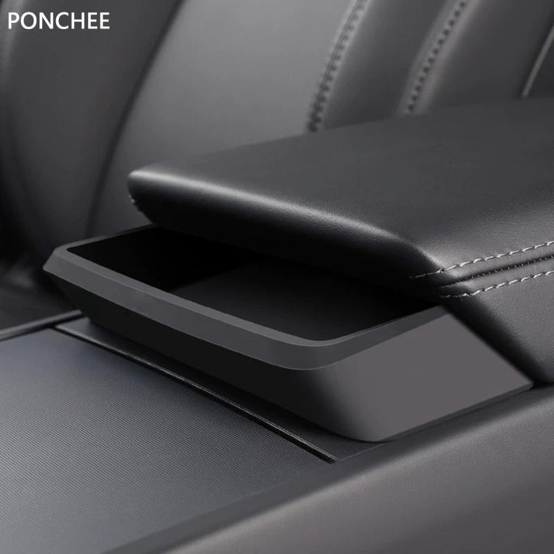 For Tesla Model YL 2025-2027 Central Control Console Glove Compartment Sunscreen Case Automobile Modification Supplies