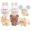 Rilakkuma Marshmallow Plush Rabbit and Fox Keychain Ornament