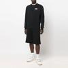 Maison Kitsune Ss22 Logo Letter Print Solid Color Crew Neck Sweater Unisex Sweater Black IU00335KM0022-P199