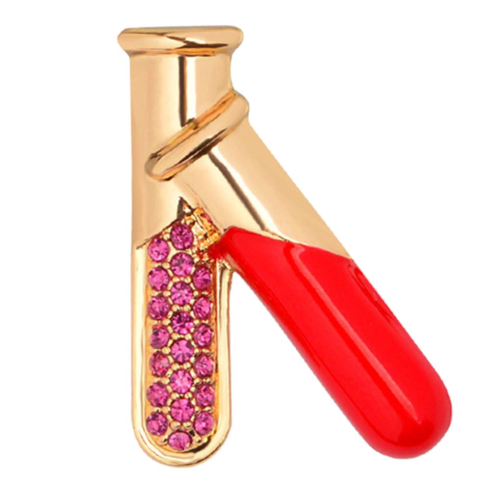 

Модная эмалированная трубка, инкрустированная брошь, булавка, медицинский топ, инструмент, значок врача и медсестры