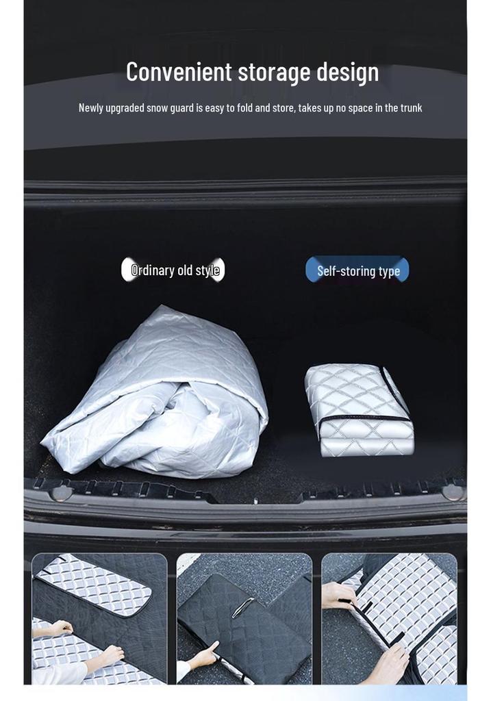 Universal Four Seasons Car Windshield Sunshade & Snow Cover