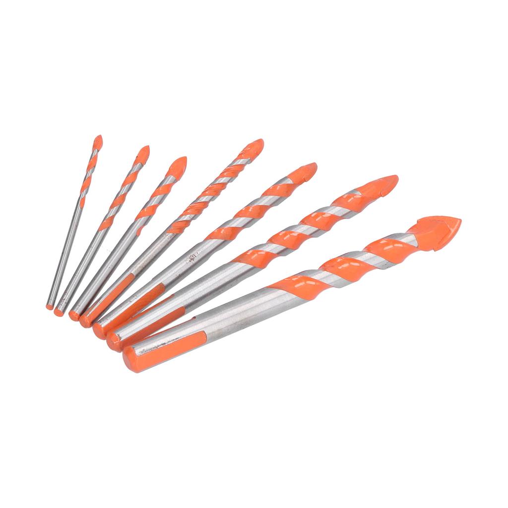 Drill Bits Punching Triangular Drill Bits with Storage Case for Ceramics Marble Wall Openings