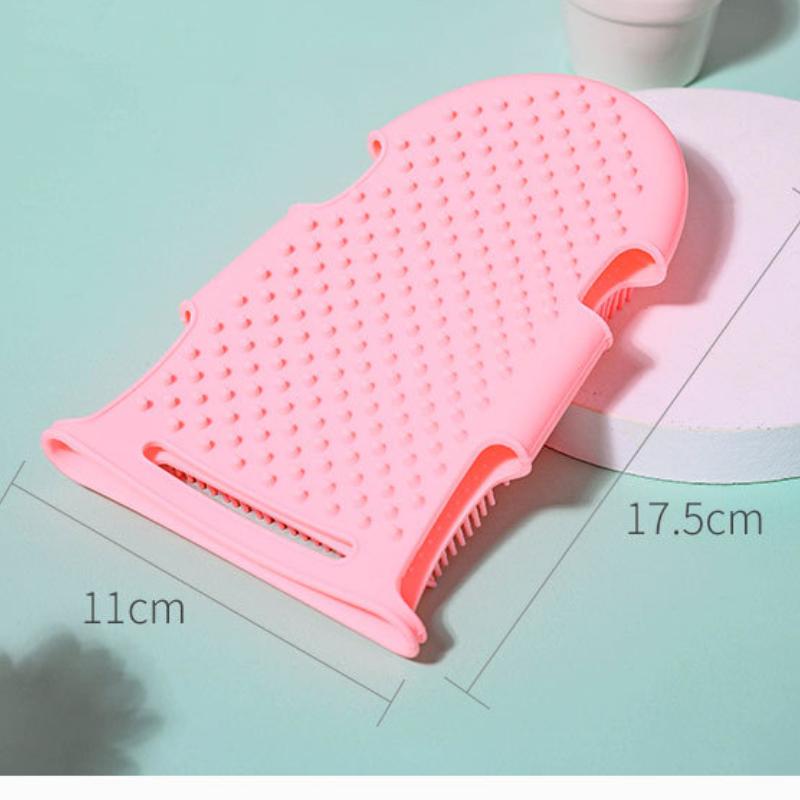 

New Massage Bath Brush Peeling Exfoliating Mitt Glove Silicone Wash Skin Moisturizing Bath Brush Back Scrubber
