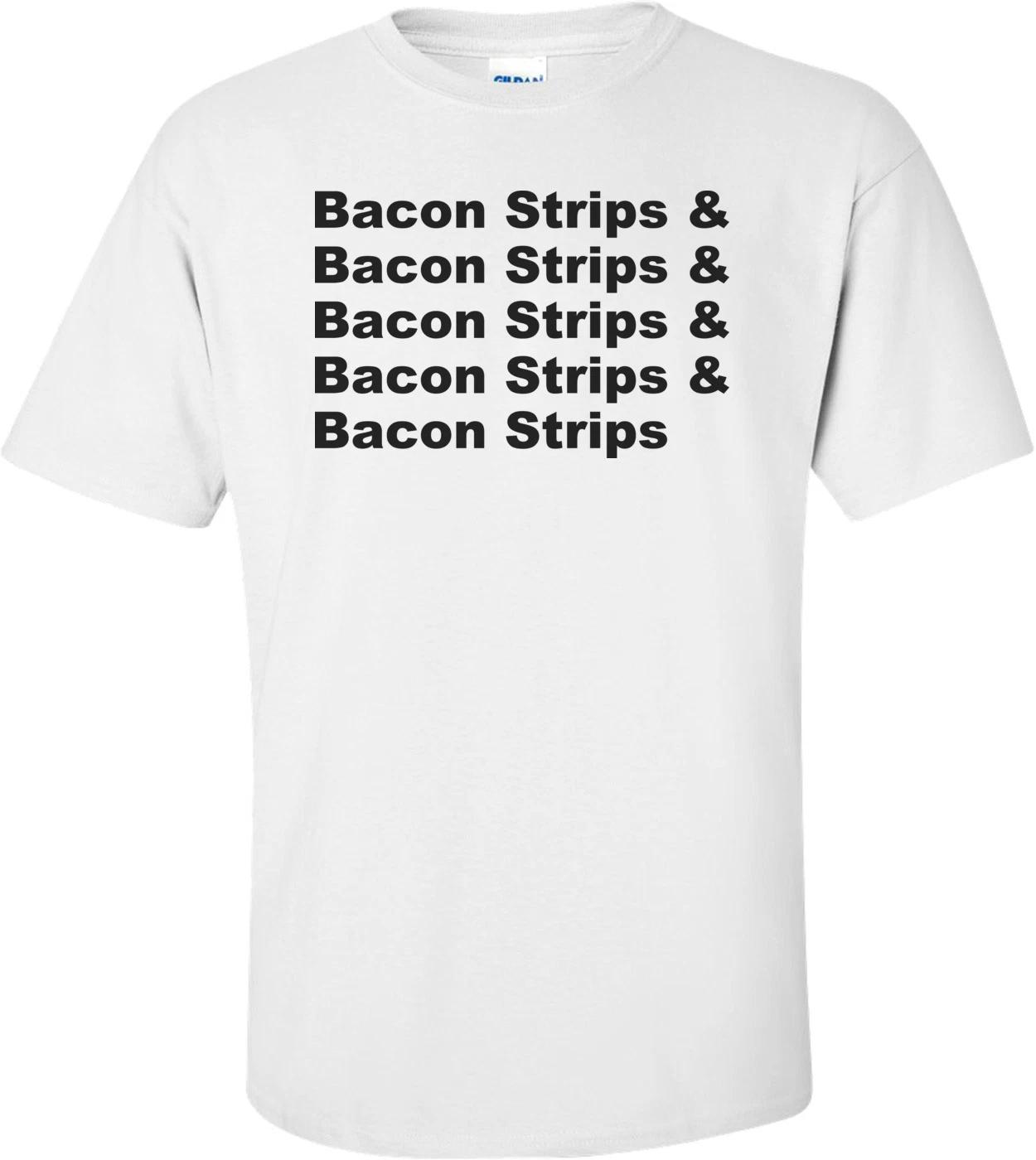 Bacon Strips T-shirt 2XL