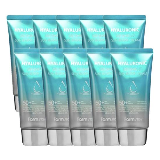 FARM STAY Hyaluronic UV Shield Sun Block Cream 70g (5 Options)