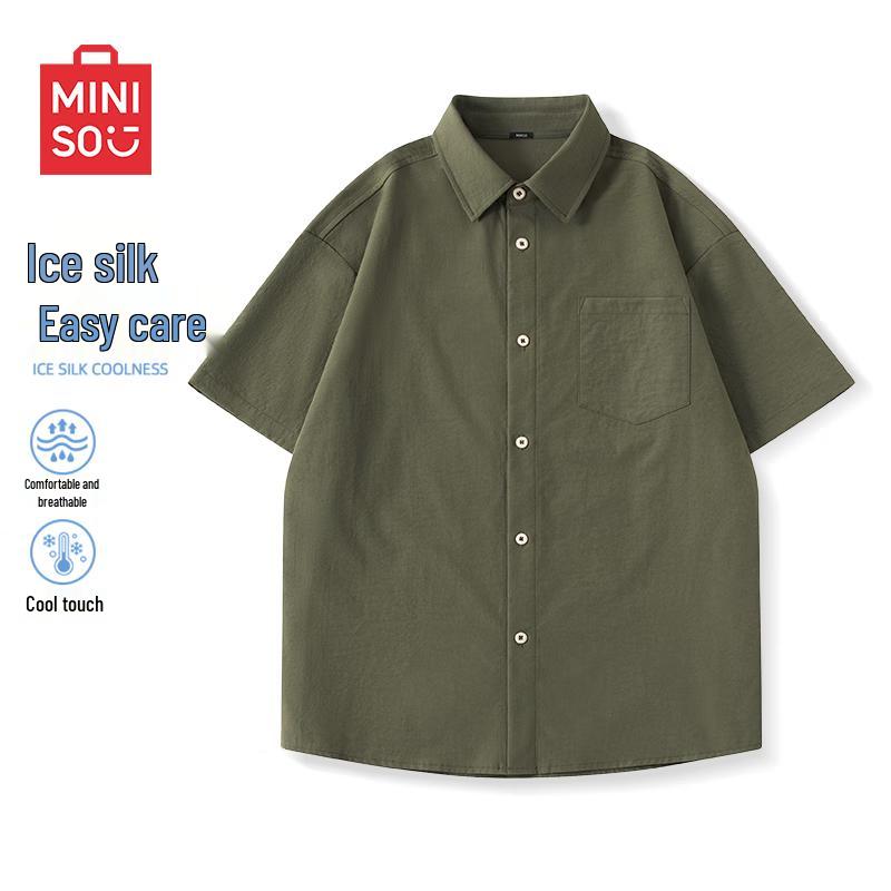 

MINISO Men s Casual Shirts L