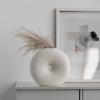 Yuhuan Wabi-Sabi Ceramic Art Vase - French Luxury Decor Ornaments with Flowers