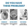 Toilet Bowl Cleaner Foam Household Toilet Cleaner Bathroom  Scale Remover Deodorizing Strong Clean 99.2%  Dirt Easy