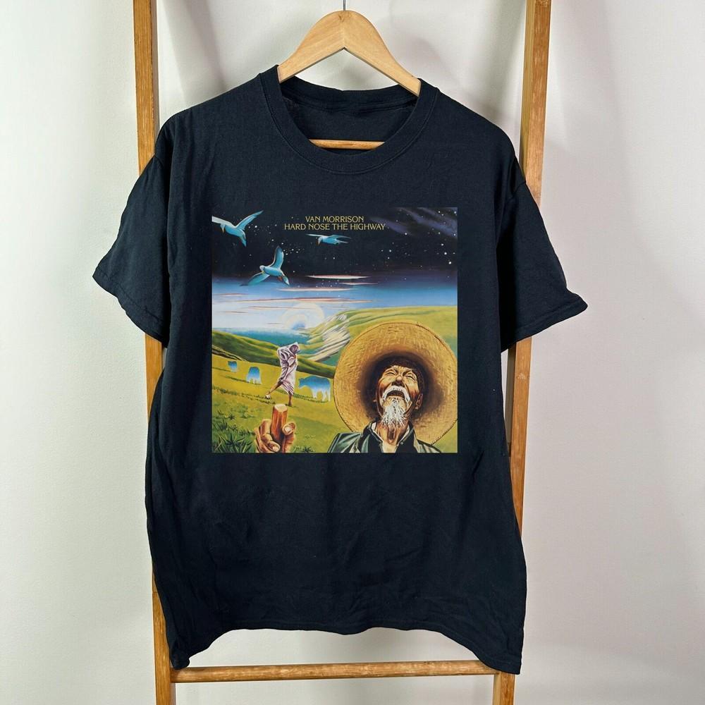 

VIntage Van Morrison Black Shirt Unisex Concert S to 5XL SG476 Unisex T-Shirt M