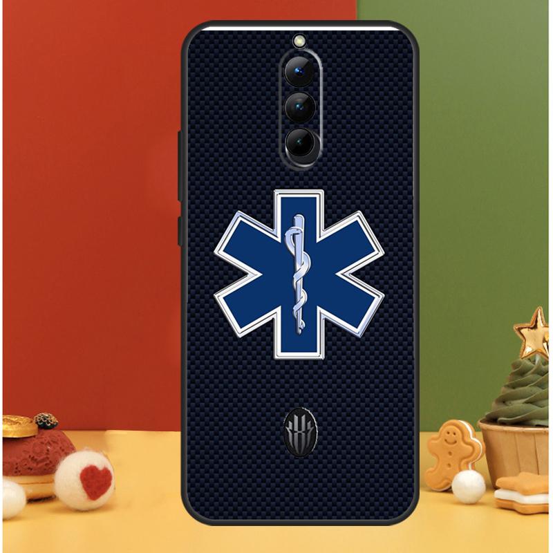 Emergency Medical Star of Life Case For ZTE Nubia Red Magic 8 8S 9 Pro Plus RedMagic 5G 5S 6R 6S 7S 6 7 Pro Back Cover