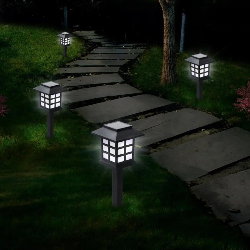 Solar Sidewalk Lawn Light IP65 Waterproof Outdoor Solar Lights For Garden/Landscape/Patio/Patio/Driveway/Sidewalk Lighting