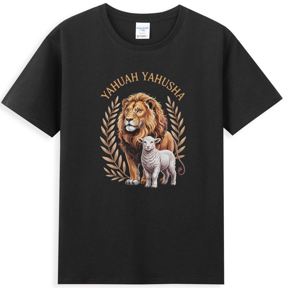 Lion Of Judah And Lamb Yahuah Yahusha Vintage Unisexs TShirt