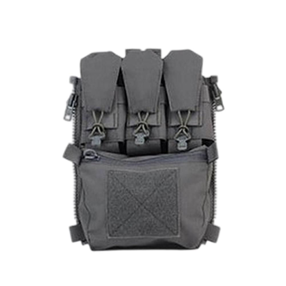 1Pc V5 FCPC Sport Vest Back Panel Zipper on Backplate Airsoft Vest Expansion Bag Triple Pouch Vest Plate Carrier Accessories