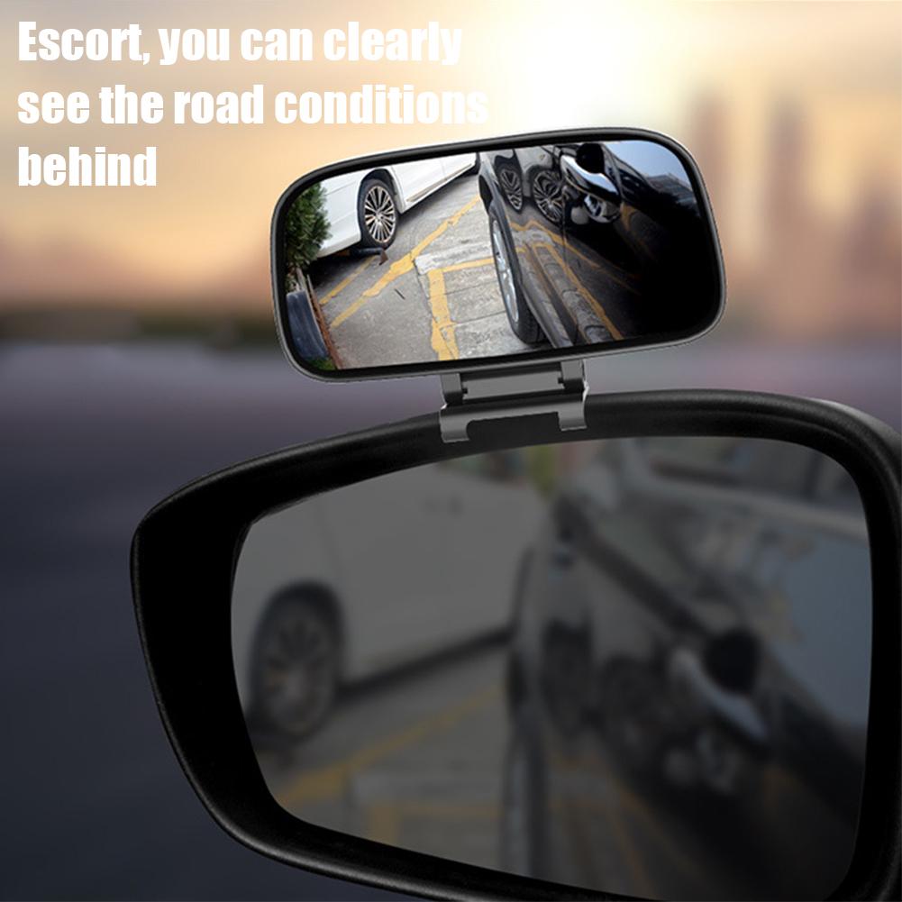 

Universal Adjustable Wide Angle Car Blind Spot Mirror Reverse Parking Auxiliary Rear View Mirror чёрный