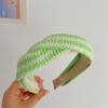 Bohemian Ethnic Summer Colorful Sponge Twist weaving Hairband Headband Adult Hair Accessories Hair Jewley