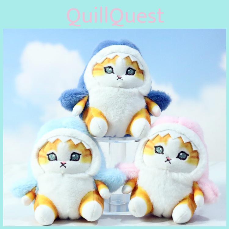 Adorable Plush Shark Cat Keychain Doll Cute Accessory Perfect For Bag Decoration