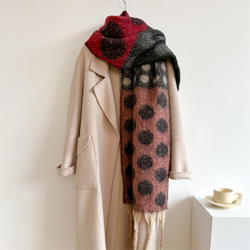 New  Cashmere Scarf Shawl Thicked  Warm Blanket Long Tassels Soft Shawls Neck Wraps Pashmina Scarves Ladies' Luxury Scarf