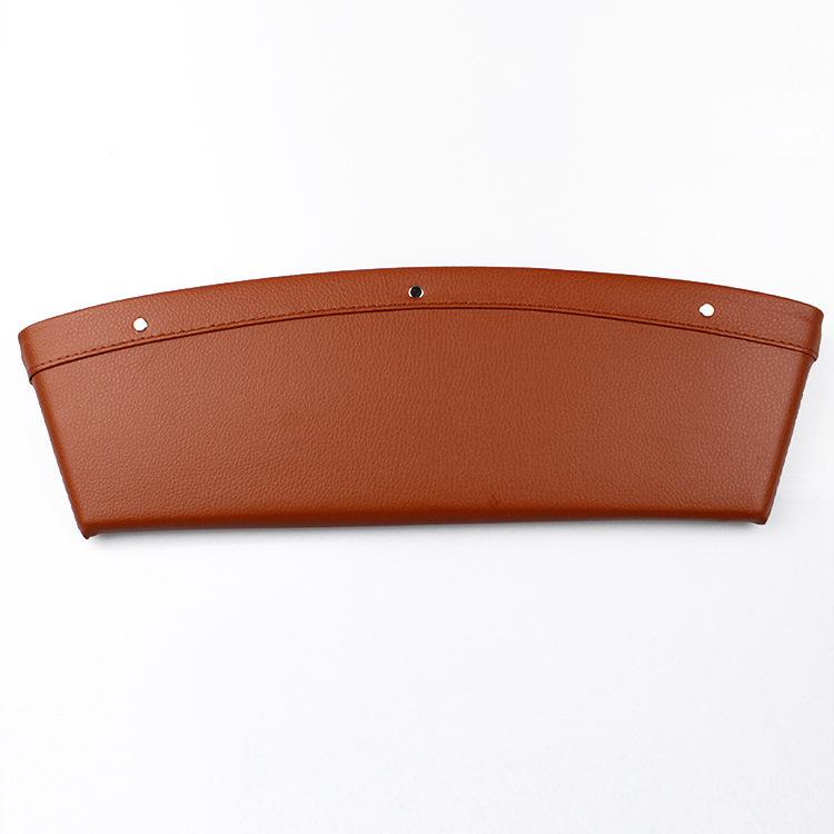 1Pcs Car Crevice Box Car Seat Slot Box Organizer PU Leather Car Seat Crevice Gap Storage Bag Phone & Key Holder Car Accessories