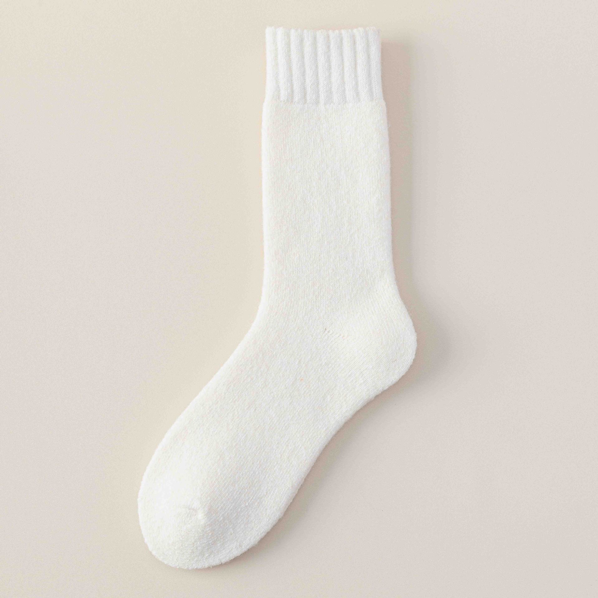 

Terry Socks Men S Mid-Season Tube Socks Piled And Thickened Warm Wool Socks Stockings Home Men S Sleep Socks One size