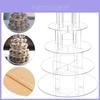 Elegant Clear Acrylic Cake Stand Multi-layer Display For Wedding And Birthday