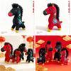 Horse Year Plush Toy With Pp Cotton Fill For Chinese New Year Gift And Home Decor