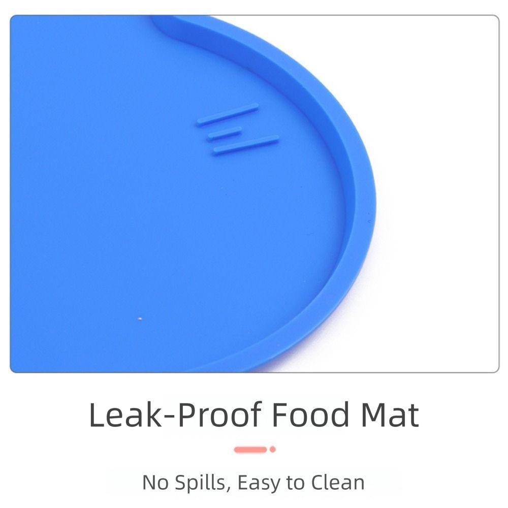 Cat-shaped Pet Feeder Mats Anti Overflow Cat Placemat Durable Dog Drinking Pad for Dog Cat