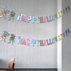 Colorful Halloween Party Decoration Paper Banner With Vibrant Letters For Festive Celebrations