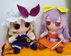 20cm Touhou Project Fumo Plush Toy Watatsuki Toyohime  Patchouli Sitting Stuffed Doll Anime Game Figure Cute Gift for Fans