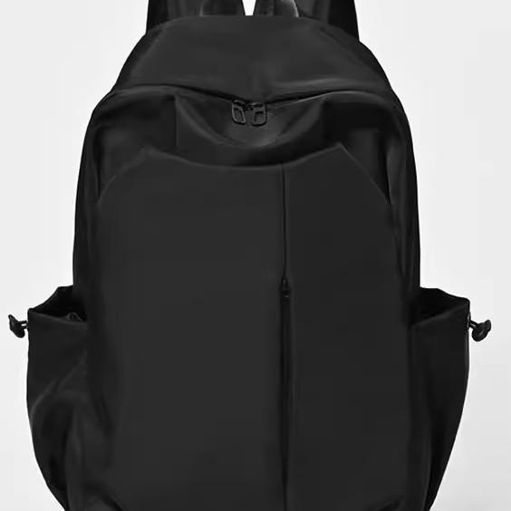 Schoolbag Backpack Solid Color Simple Fashion Versatile Backpack Computer Bag Outdoor Travel Business Leisure Student School Bag Wholesale