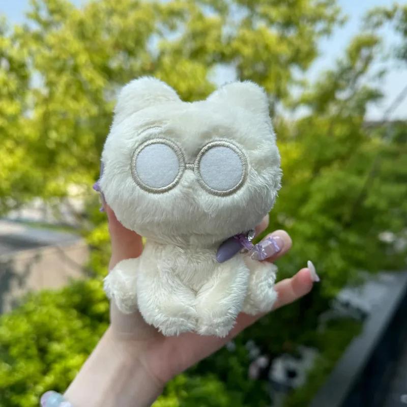 Wonwoo Plush Doll Cement Cat Kpop Peripheral Bar Same Keychain Small Doll Cute Plush Animal Toys Hipster Character Birthday Gift