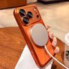 Magnetic Plating Transparent Phone Case For iPhone 17 16 15 14 13 Pro Max 15Pro 17Pro For Magsafe Lens Protector Clear Cover