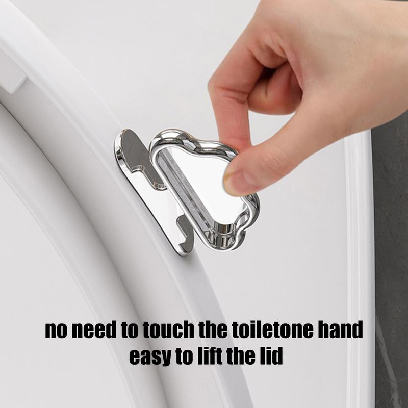 Cloud Shaped Toilet Seat Lifters self Adhesive Toilet Lift Tool Fashion Easy Installation Seat Cover Lift Handle Bathroom