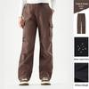 Camel Women's Water-Resistant Fleece-Lined Softshell Cargo Pants