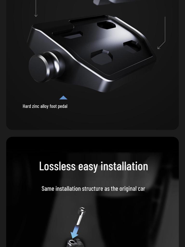 QJMOTOR Flash 300 Anti-slip Rubber Rear Brake Foot Pedal Extender