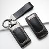 Zinc Alloy Leather Car Key Case Cover Shell For Mitsubishi Xpander Outlander Asx Pajero Eclipse Cross Montero Accessories